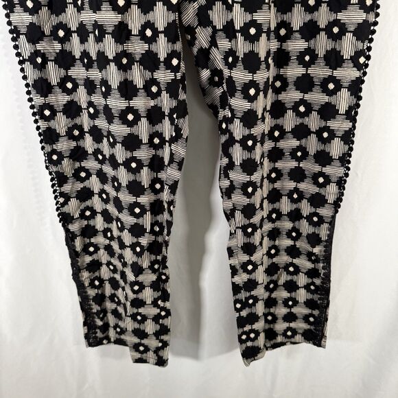 HEI HEI Anthropologie Pants Women's Medium Black Pull On Drawstring Lightweight - Picture 3 of 12